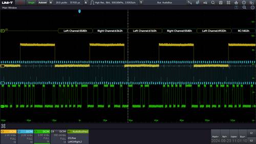 Uni-T MSO7000X-AUDIO Mess-Software Upgrade