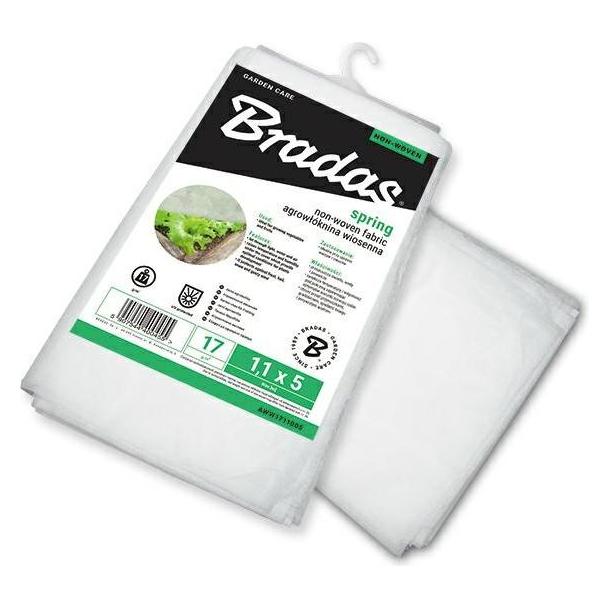 Bradas Agrown Vlies Frühling Weiss 17G 1,1x 15M (42453961)