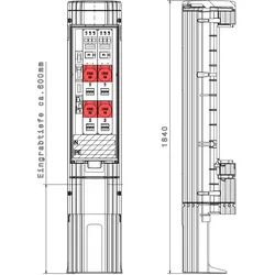GSAB Elektrotechnik Poller 36P1700KLSL00Sy3216