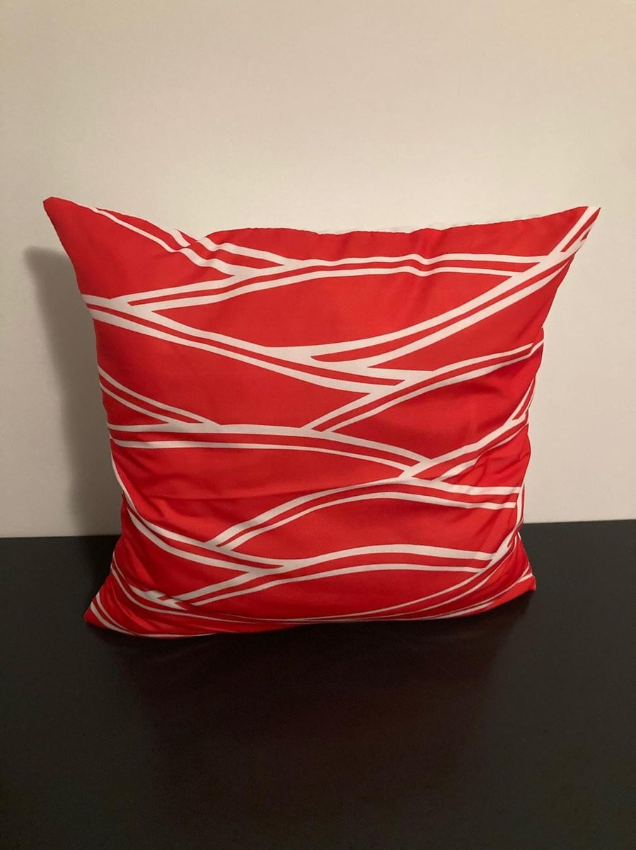 Nordic Geometry Collection Kussenhoes Red Edition 45 x 45 cm