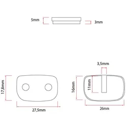 RS003-S Sinterbelag [Ewheel] - 2 Sets