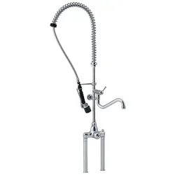 KBS Gastrotechnik PREMIUM Hebel-Geschirrwaschbrause mit Schwenkhahn und LOW-Flow Brause