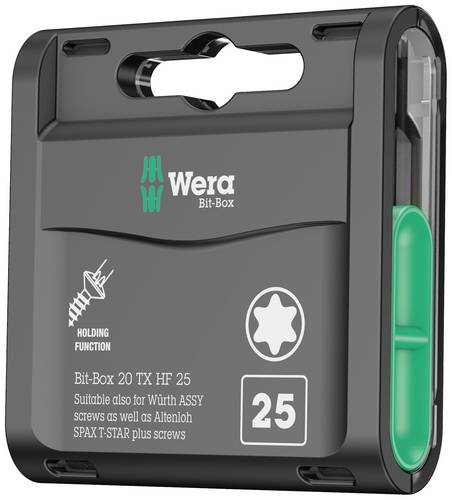 Wera 05057778001 TX HF Torx-Bit Antrieb: 1/4" (6.3 mm) Abtrieb: TORX TX 25 25mm