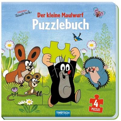 Trötsch Der kleine Maulwurf Puzzlebuch mit 4 Puzzle Maulwurf, Paperback von , Trötsch Verlag GmbH & Co. KG