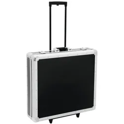 ROADINGER CD-Case, schwarz, 200 CDs, mit Trolley