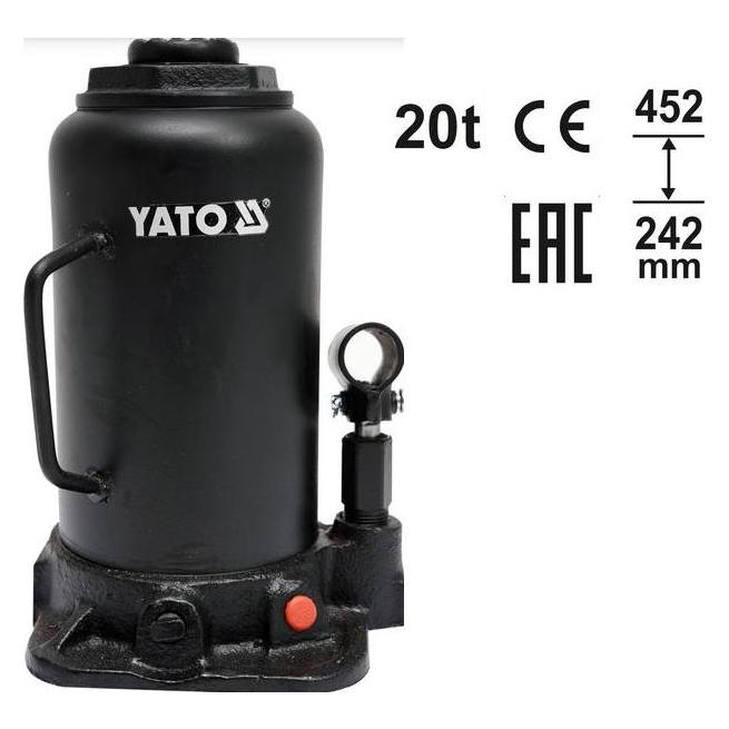 Yato Profi Hydraulischer Stempelwagenheber YT-17008 bis 32 Tonnen (YT-17008)
