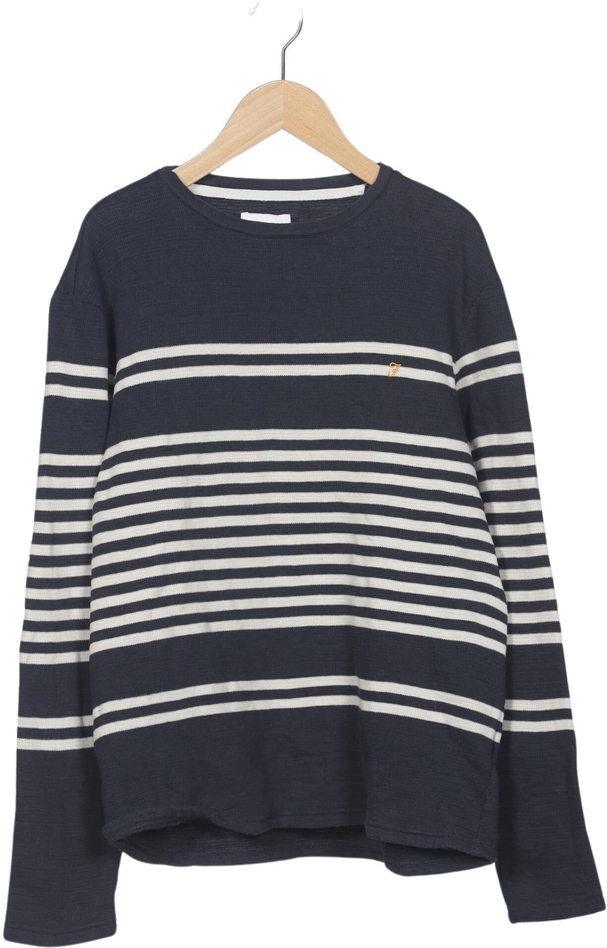 Farah Herren Langarmshirt, Mehrfarbig, Gr. M, Baumwolle - Second Hand