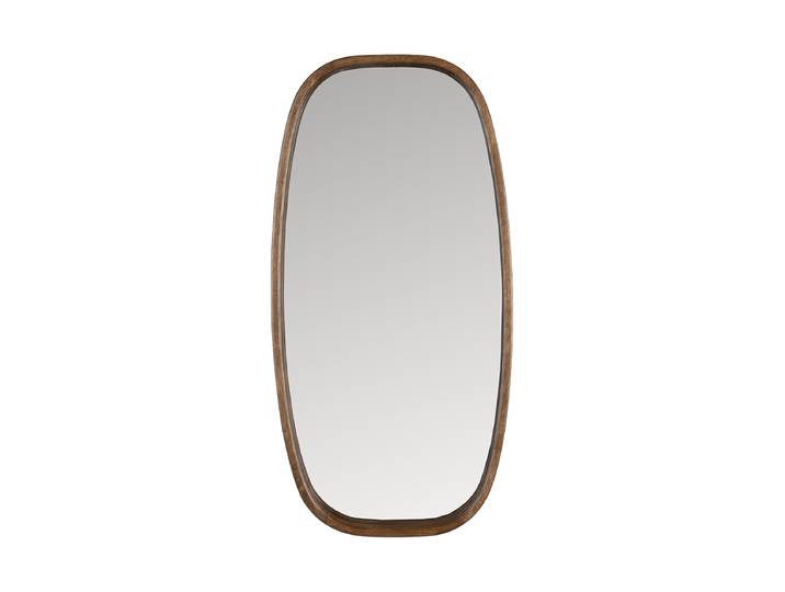 Design Wandspiegel „Nyko“ mit Holzrahmen, verschiedene Grössen White Label by Bloomingloft