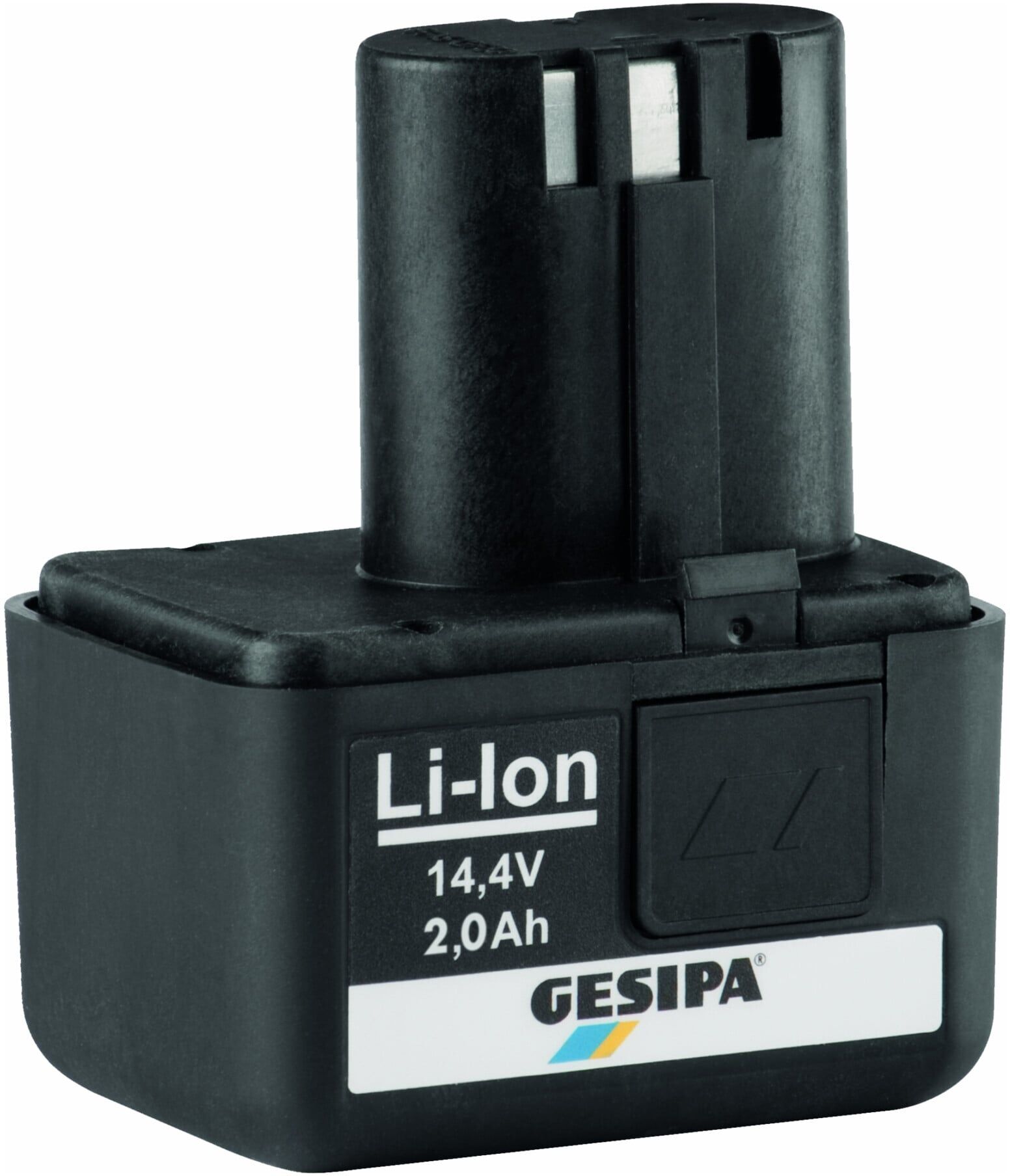 Gesipa Li-Ionen-Schnellwechsel-Akku, Kapazität: 2,0 Ah aus Kunststoff und Metall mit Li-Ionen-Technologie für das Betreiben von Gesipa-Akkugeräten, Kapazität: 2,0 Ah - 1666440)