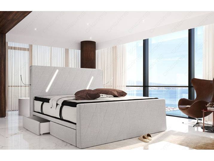 Boxspringbett Toulon Stoffbezug