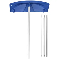 VEVOR Schneedachrechen, 60 cm Klinge aus PP, 118–555 mm verstellbarer Schneeschieber mit Rädern, Schneeräumwerkzeug mit rutschfestem Griff, Hausdachrechen zum Entfernen von Laub & Schnee