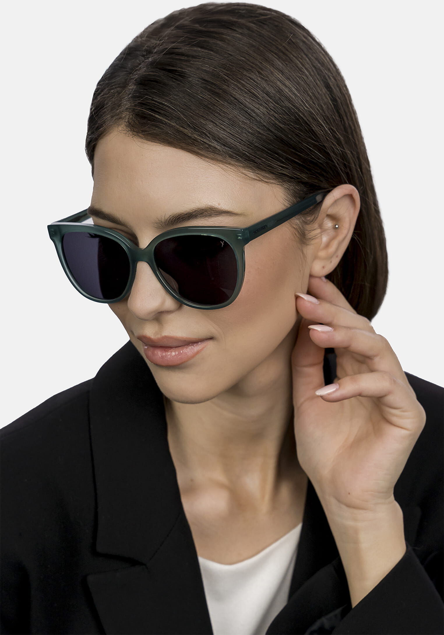 Sonnenbrille SURI FREY "Sonnenbrille SFY Yconic", Damen, grün (grün 930), Sonnenbrillen Sonnenbrille