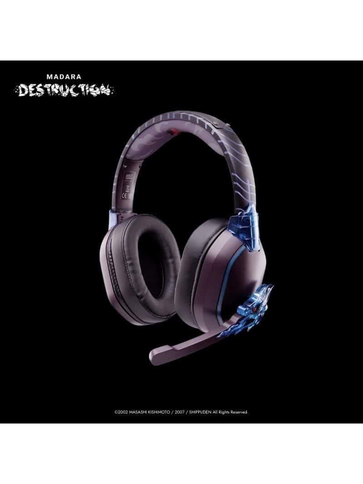 Lexip x Tsume Naruto Shippuden Madara Destruction - headphones with mic