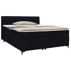 Boxspringbett Bari Schwarz ca. 180x200cm
