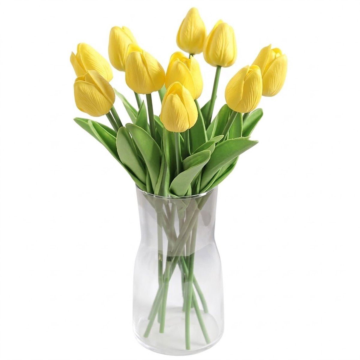 Nuvex Set van 7 Gele Kunsttulpen voor Decoratie in een Vaas of Bloemstuk