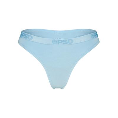 Panty PSD "PSD BABY BLU MDL SLD TH", Damen, Gr. M, blau (light blau), 47% Baumwolle, 47% Modal, 6% Elasthan, Unterhosen Panty