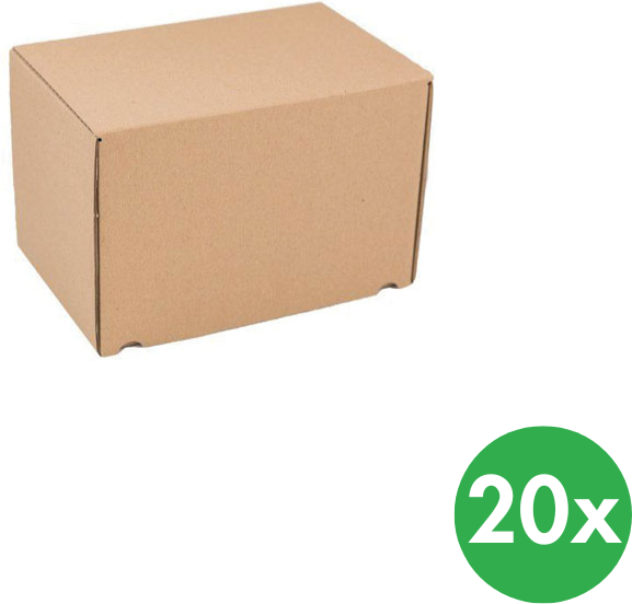 B2B Partner Kartony pocztowe na książki i dokumenty A5, 220x150x150 mm, 20 szt.