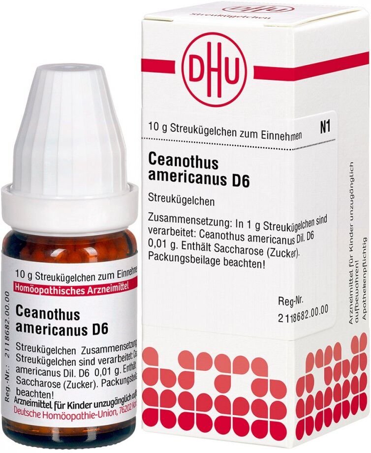 DHU Ceanothus Americanus D6 Globuli 10g