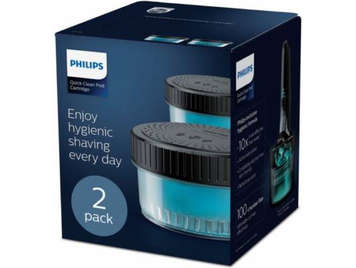 Philips - Lotion De Nettoyage Recharges Liquide Quick Clean Cc12/50 X2