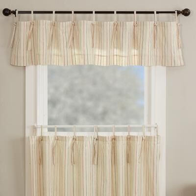 VHC Brands Betsy Stripe Tie Top Valance