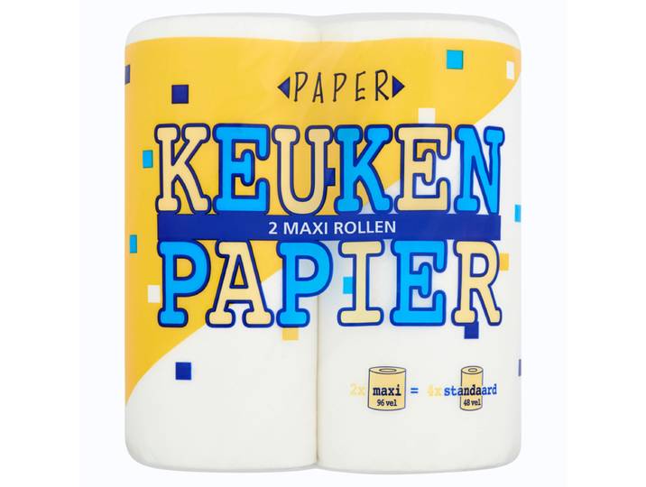 Paper Keukenpapier Maxi Rollen 2 Stuks