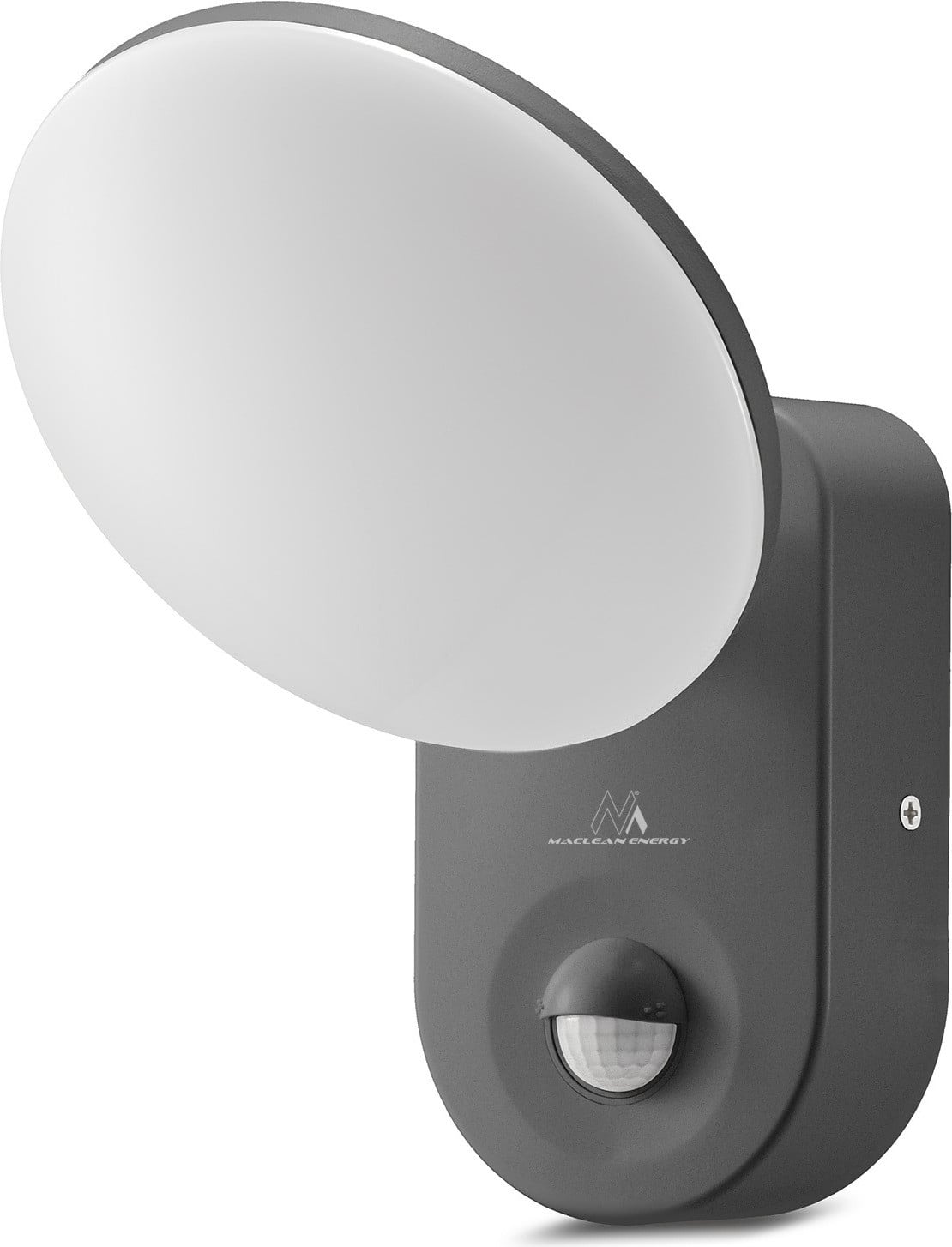 Maclean MCE367 LED Wandlamp, 4000 Kelvin, IP65, Grijs