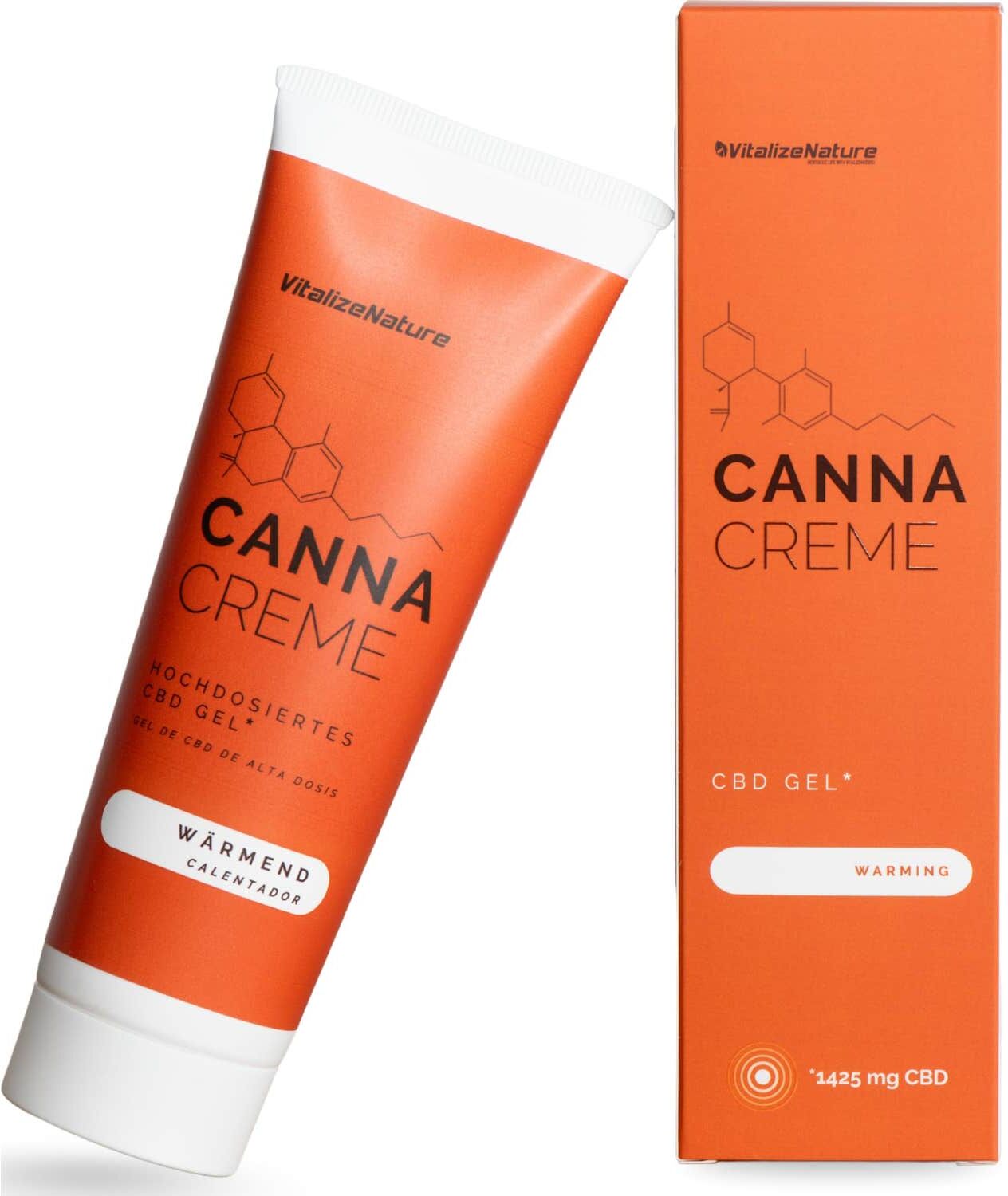 VitalizeNature Gel Crema Cbd Calor 1425mg 120ml