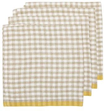 "Caravan Gingham Napkins - Set of 4 - 20"" x 20"" - 20"" x 20"""