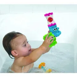 Wasserspielzeug Badespaß Wasserwirbel 4-teilig bunt Kunststoff - edushape - stapelbar, Einzelteile verwendbar, sichtbarer Wasserfluss