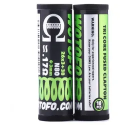 Wotofo Tri Core Fused Clapton Prebuilt Wire 10er Pack Fertigwickelung