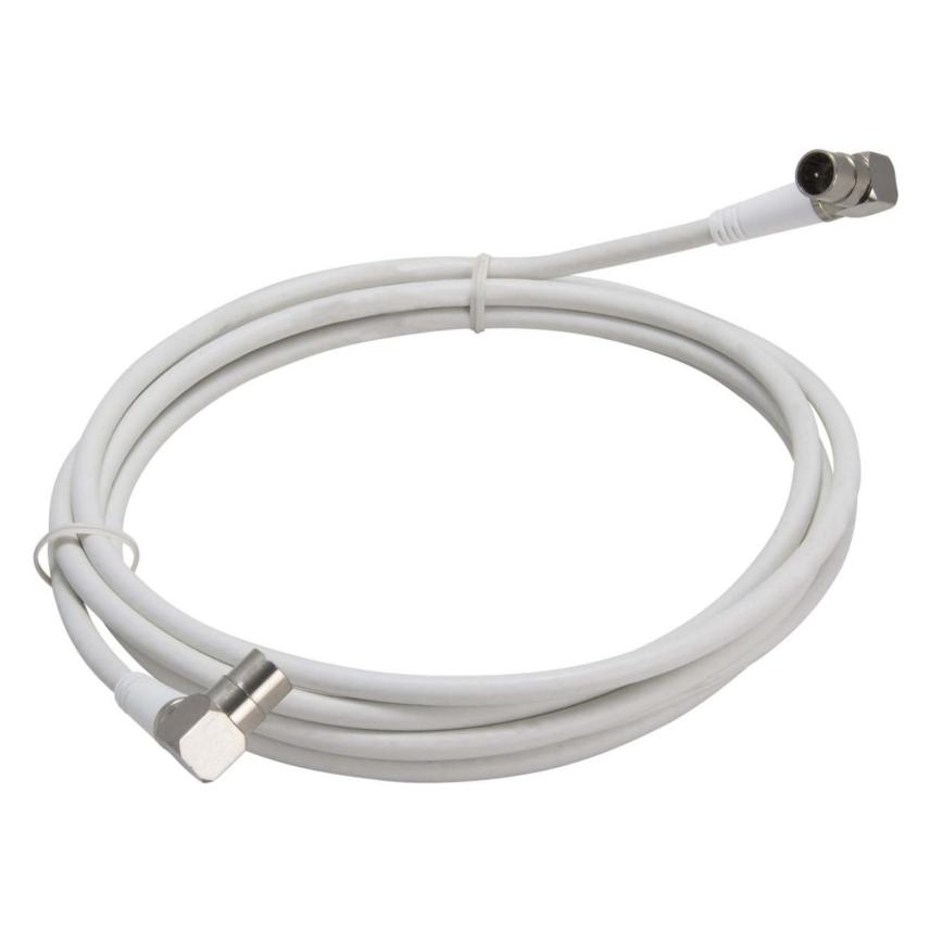 Triax SAT-Verbindungskabel 1,5m >110dB F-Stecker ws TCFA HQ 150 (105 dB, Antennenkabel) (389346)