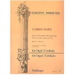 24 Toccaten mit Capriccios Band 2 für Orgel (Cembalo), Fachbücher