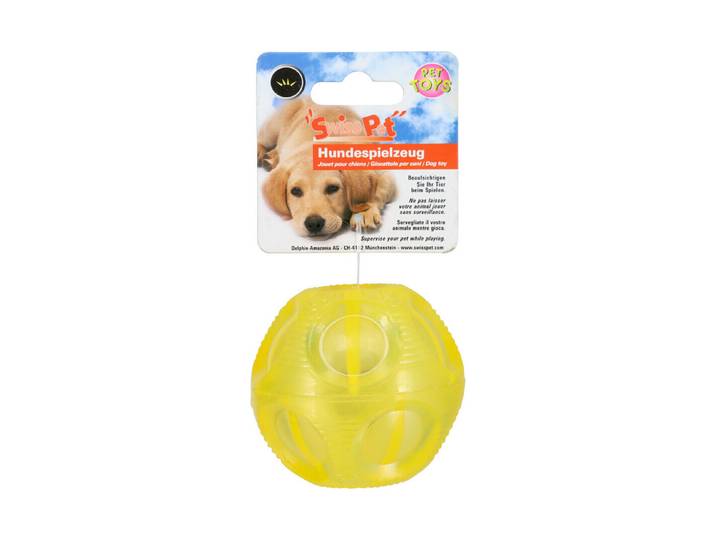 Hundespielzeug Leuchtball Lumo gelb