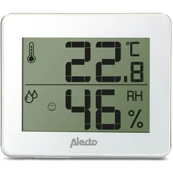 Alecto WS-55, Thermometer + Hygrometer, Weiss