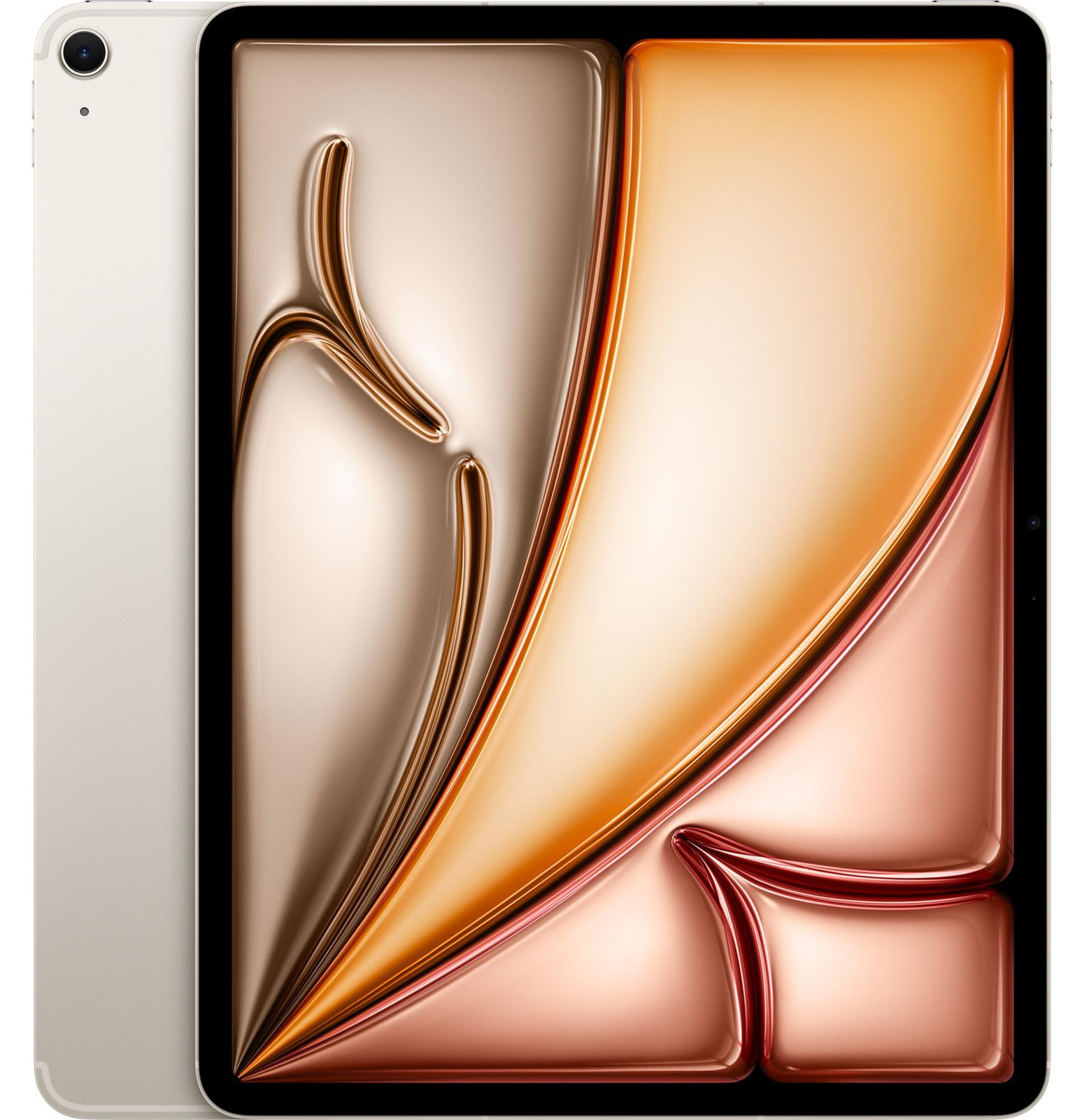 Apple iPad Air 13 inch, 128 GB opslag, 12 GB geheugen, beige