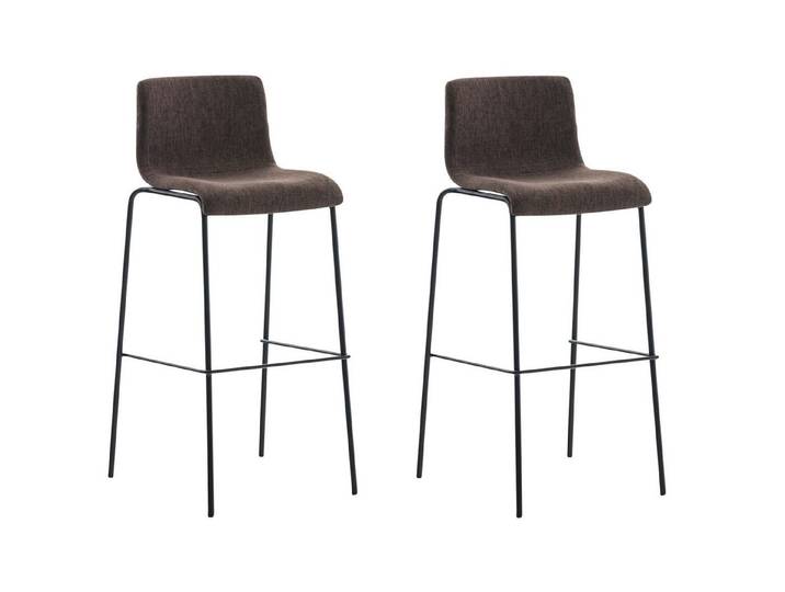 CLP Barhocker Hover Stoff (Set, 2er), Stoffbezüge, Metallgestelle stapelbar