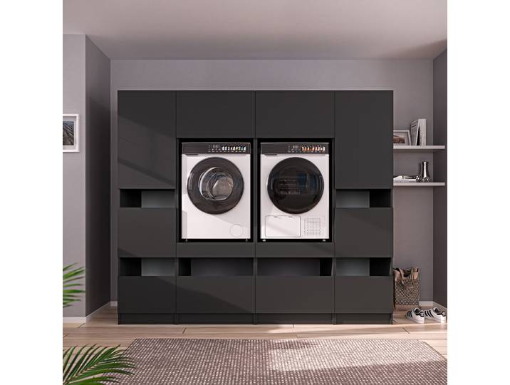 HWR Smart Kombi I 236 x 200 x 68cm Grau/Anthrazit