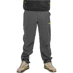 Black-Cat, Unisex, Outdoorhose, Zip-Off (S), Grau