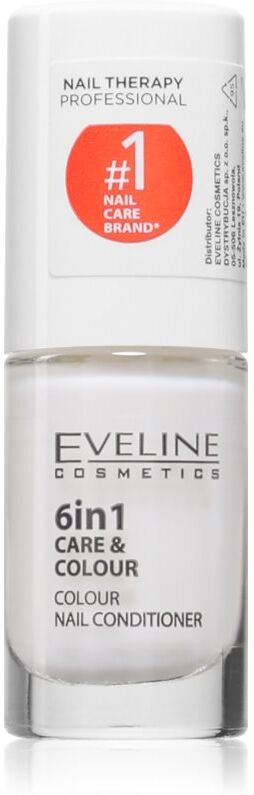 Eveline Cosmetics Nail Therapy Care & Colour nail conditioner 6-in-1 shade French 5 ml