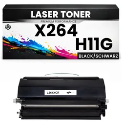 XL Toner X264 H11G für Lexmark kompatibel Schwarz X264H11G wie Original für Lexmark X363, X364, X264