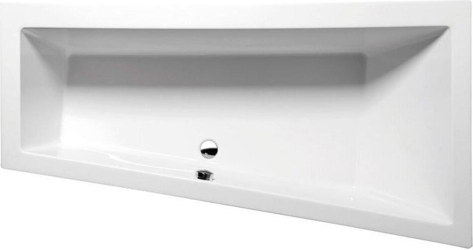 Raumspar Badewanne ANDRA 170x90x45cm, rechts, weiß