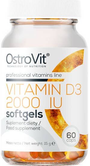 OstroVit Vitamina D3 2000Ui 60caps