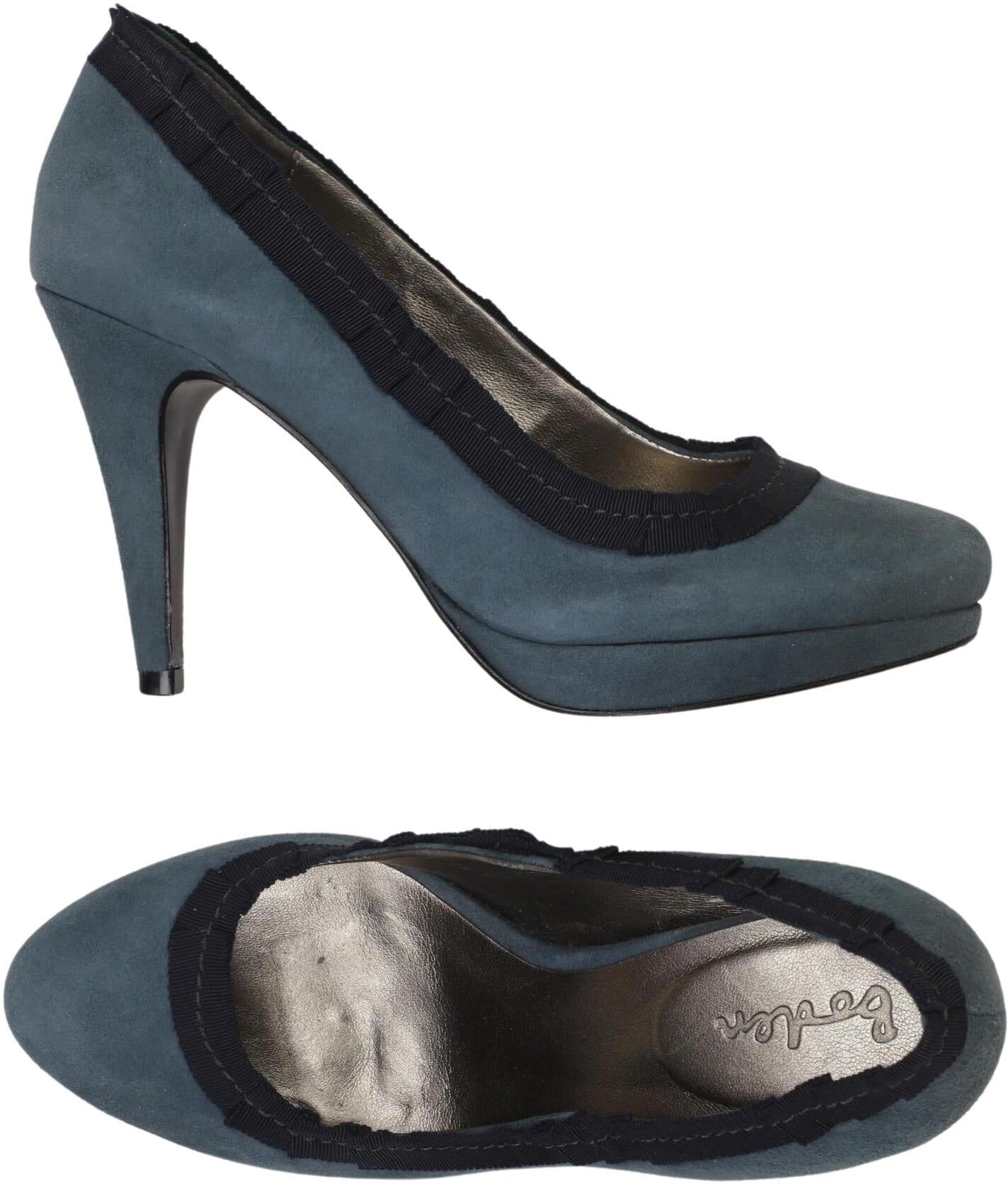 Boden Damen Pumps, Blau, Gr. EU 38, Leder - Second Hand
