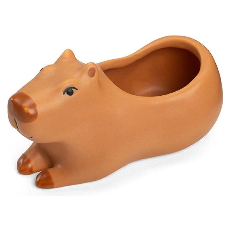 Kikkerland - Cappy the Capybara Planter Small - 4.5 x 2.5 x 2.5 (PL19-S)
