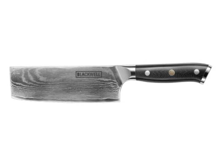 Blackwell Damast Nakirimes Damaststaal Lemmet 17,5 cm Groentemes Japanse Stijl Keukenmes