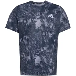 adidas Adi365 Running Animal Print Iconic Laufshirt Herren KG1341 - slate/aurora onix/night grey M