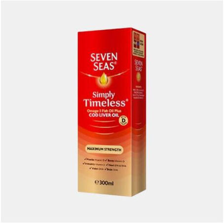 OLEO FIGADO BACALHAU OMEGA 3 300ml SEVEN SEAS