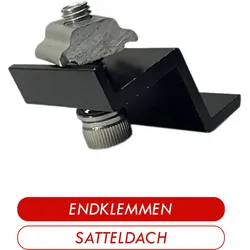 Solarmodule Module Alu Endklemmen Schwarz
