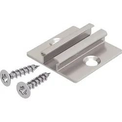 EVN-Lichttechnik Montage Clip f.Aluprofile Edelstahl 2er Set NVS CLIP