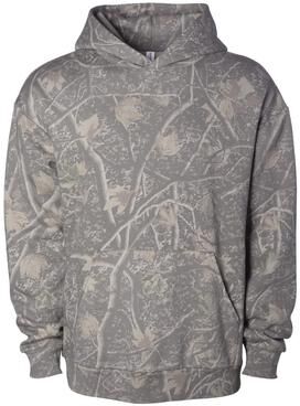 Independent Trading Co. IND330BLV Boulevard Heavyweight Hooded Sweatshirt in Deadwood Tree size Large   Cotton/Polyester Blend